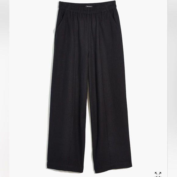 Madewell Breezewoven Pull-On High-Rise Straight Pants Size Small - Picture 4 of 9